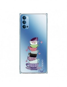 Coque Oppo Reno4 Pro 5G Tasses de The Transparente - Chapo