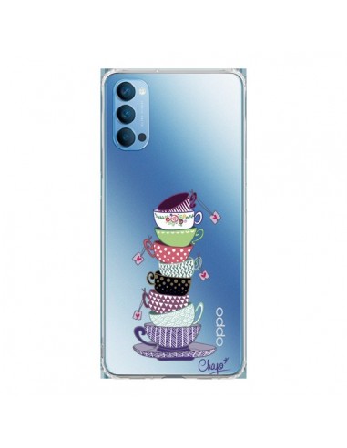 Coque Oppo Reno4 Pro 5G Tasses de The Transparente - Chapo