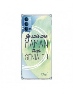 Coque Oppo Reno4 Pro 5G Je suis une Maman trop Géniale...