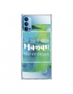 Coque Oppo Reno4 Pro 5G Je suis une Maman Merveilleuse...
