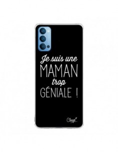 Coque Oppo Reno4 Pro 5G Je suis une Maman trop Géniale -...