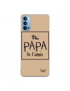 Coque Oppo Reno4 Pro 5G Elu Papa de l'Année Beige - Chapo