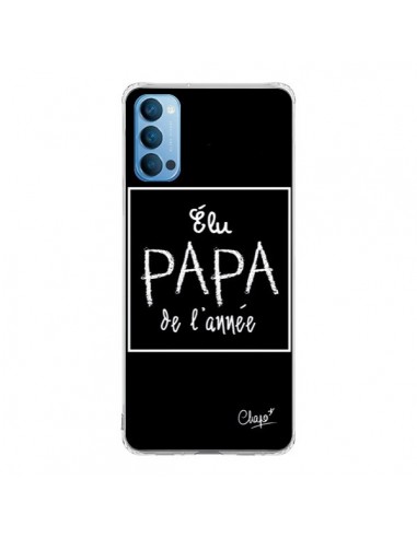 Coque Oppo Reno4 Pro 5G Elu Papa de l'Année Noir - Chapo