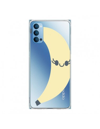 Coque Oppo Reno4 Pro 5G Banana Banane Fruit Transparente - Claudia Ramos