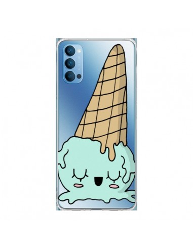 Coque Oppo Reno4 Pro 5G Ice Cream Glace Summer Ete Renverse Transparente - Claudia Ramos