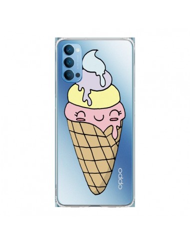 Coque Oppo Reno4 Pro 5G Ice Cream Glace Summer Ete Parfum Transparente - Claudia Ramos