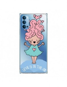 Coque Oppo Reno4 Pro 5G Love Is In The Air Fillette...