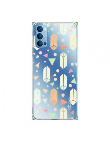 Coque Oppo Reno4 Pro 5G Arrow Fleche Azteque Transparente - Claudia Ramos