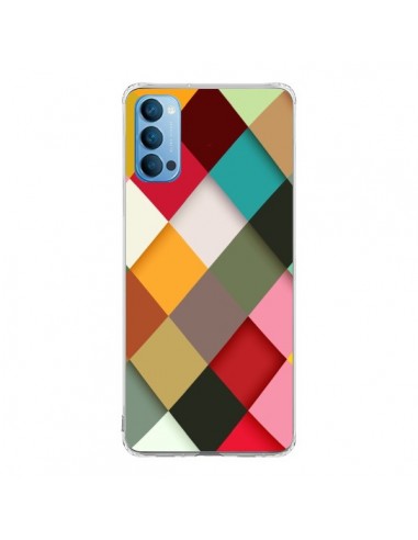 Coque Oppo Reno4 Pro 5G Colorful Mosaique - Danny Ivan