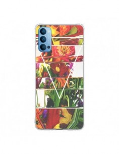 Coque Oppo Reno4 Pro 5G Facke Flowers Fleurs - Danny Ivan