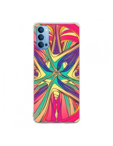Coque Oppo Reno4 Pro 5G Veins Veines Azteque Vagues - Danny Ivan