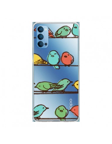 Coque Oppo Reno4 Pro 5G Oiseaux Birds Transparente - Eric Fan