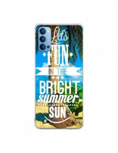 Coque Oppo Reno4 Pro 5G Fun Summer Sun _té - Eleaxart