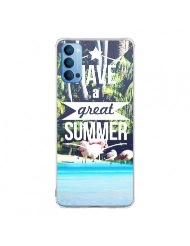 Coque Oppo Reno4 Pro 5G Have a Great Summer Eté - Eleaxart