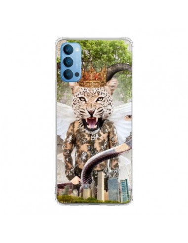 Coque Oppo Reno4 Pro 5G Hear Me Roar Leopard - Eleaxart