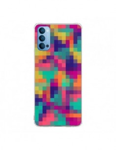Coque Oppo Reno4 Pro 5G Exotic Mosaic Pixels Azteque -...