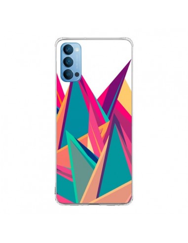 Coque Oppo Reno4 Pro 5G Triangles Intensive Pic Azteque - Eleaxart