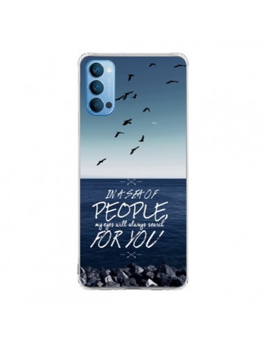 Coque Oppo Reno4 Pro 5G Sea Mer Plage - Eleaxart