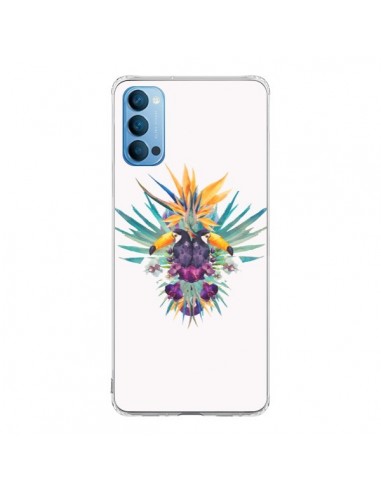 Coque Oppo Reno4 Pro 5G Exotic Toucans Summer Ete - Eleaxart