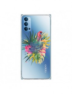 Coque Oppo Reno4 Pro 5G Have a great summer Ete Perroquet...