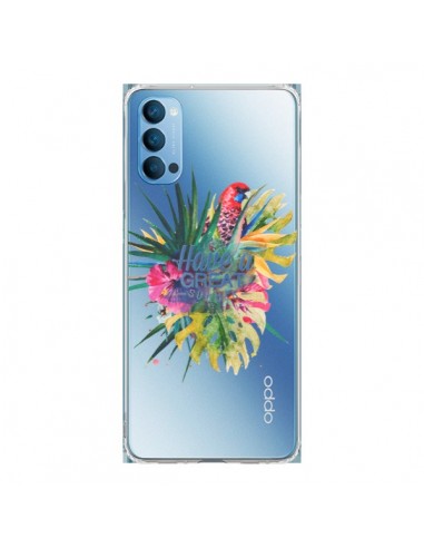 Coque Oppo Reno4 Pro 5G Have a great summer Ete Perroquet Parrot - Eleaxart