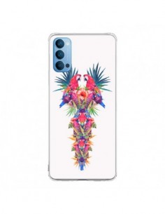 Coque Oppo Reno4 Pro 5G Parrot Kingdom Royaume Perroquet...