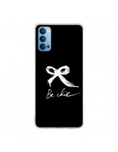 Coque Oppo Reno4 Pro 5G Be Chic Noeud Papillon Blanc -...