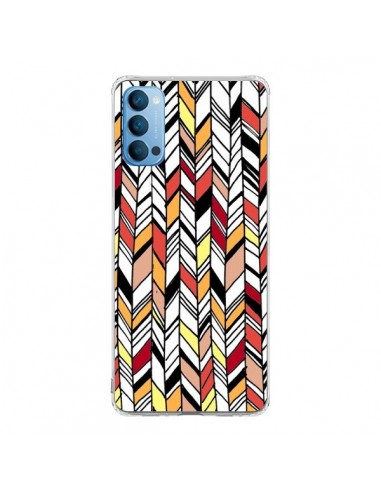 Coque Oppo Reno4 Pro 5G Graphic Azteque Rouge Orange -  Léa Clément