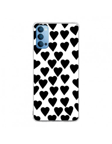 Coque Oppo Reno4 Pro 5G Coeur Noir - Project M