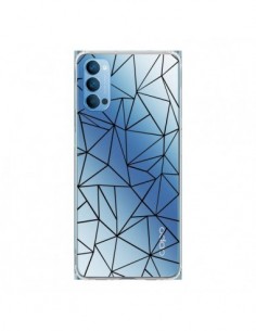 Coque Oppo Reno4 Pro 5G Lignes Triangles Grid Abstract...