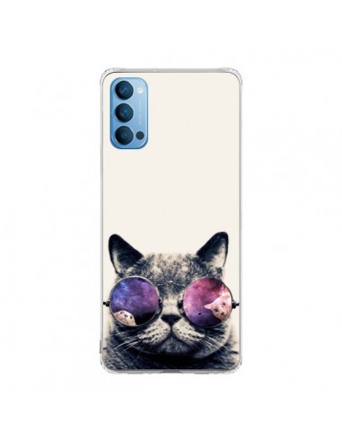 Coque Oppo Reno4 Pro 5G Chat à lunettes - Gusto NYC