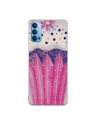 Coque Oppo Reno4 Pro 5G Cupcake Rose - Irene Sneddon