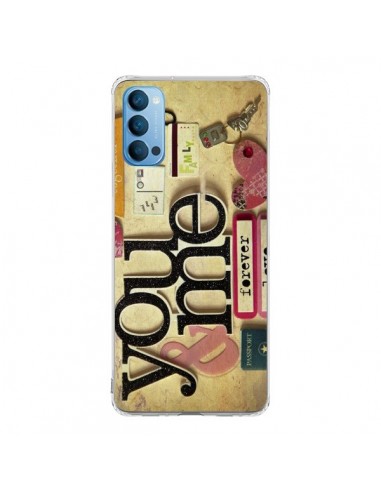 Coque Oppo Reno4 Pro 5G Me And You Love Amour Toi et Moi - Irene Sneddon