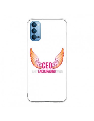 Coque Oppo Reno4 Pro 5G CEO Chief Encouraging Officer Rose - Shop Gasoline