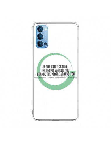 Coque Oppo Reno4 Pro 5G Peter Shankman, Changing People - Shop Gasoline