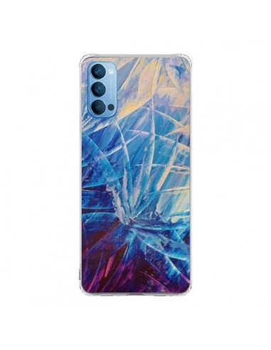 Coque Oppo Reno4 Pro 5G Fleurs Violettes françaises - Ebi Emporium