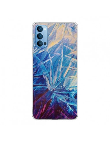 Coque Oppo Reno4 Pro 5G Fleurs Violettes françaises - Ebi Emporium