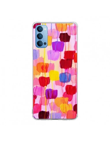 Coque Oppo Reno4 Pro 5G Pois Roses Dottie - Ebi Emporium