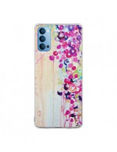 Coque Oppo Reno4 Pro 5G Fleurs Dance of Sakura - Ebi...