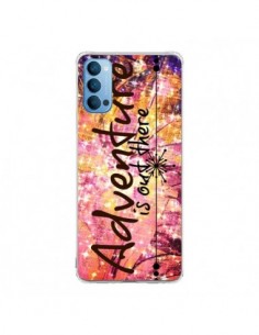 Coque Oppo Reno4 Pro 5G Adventure Is Out There Fleurs -...