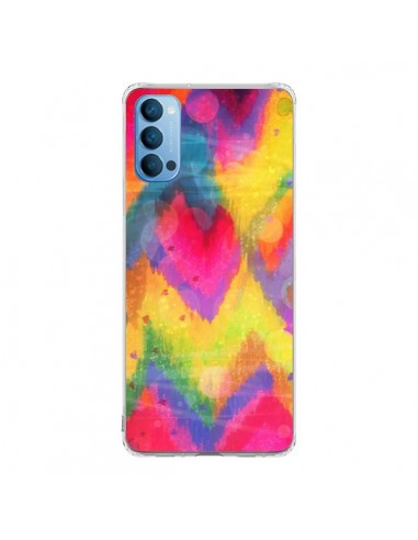 Coque Oppo Reno4 Pro 5G Coeur Tribal - Ebi Emporium