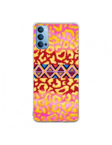 Coque Oppo Reno4 Pro 5G Tribal Leopard Rose - Ebi Emporium