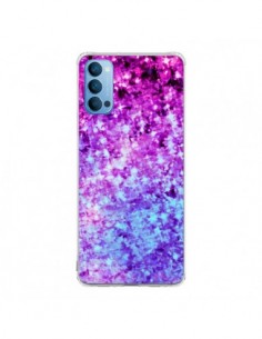 Coque Oppo Reno4 Pro 5G Radiant Orchid Galaxy Paillettes...