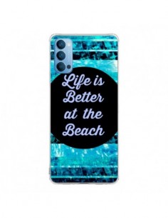 Coque Oppo Reno4 Pro 5G Life is Better at The Beach - Ebi...