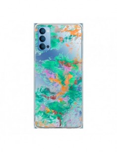 Coque Oppo Reno4 Pro 5G Mermaid Sirene Fleur Flower...