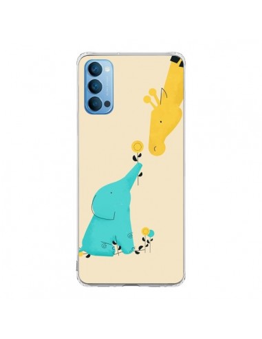 Coque Oppo Reno4 Pro 5G Elephant Bebe Girafe - Jay Fleck