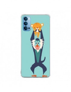 Coque Oppo Reno4 Pro 5G Futur Roi Lion King Rafiki - Jay...