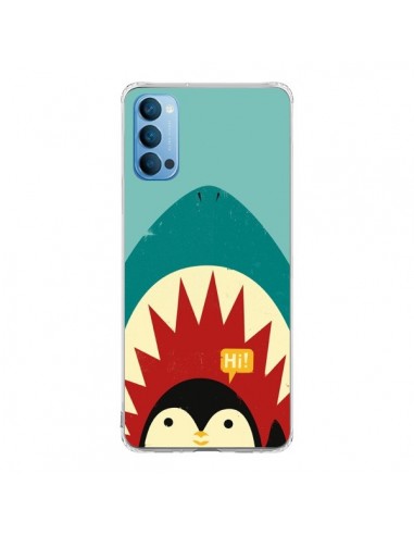 Coque Oppo Reno4 Pro 5G Pingouin Requin - Jay Fleck