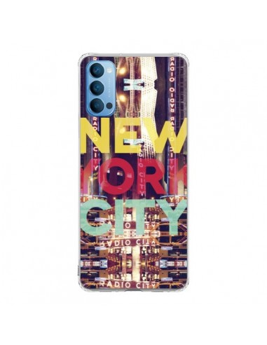 Coque Oppo Reno4 Pro 5G New York City Buildings - Javier Martinez