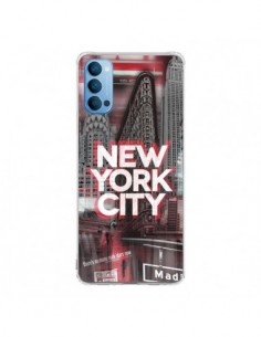 Coque Oppo Reno4 Pro 5G New York City Rouge - Javier...